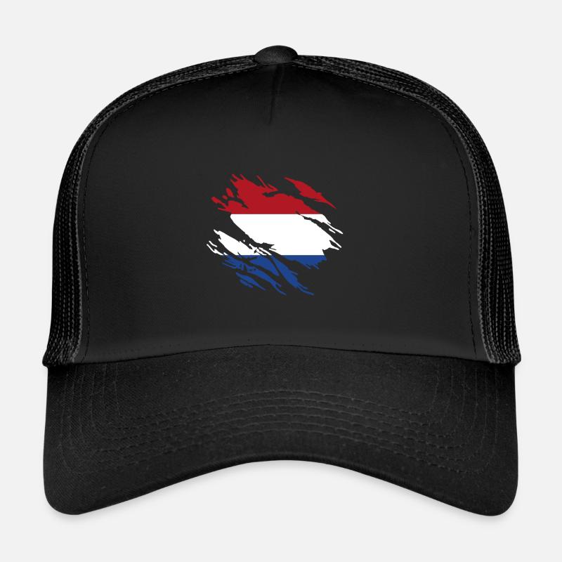 Pays-Bas Pavillon Casquette trucker 