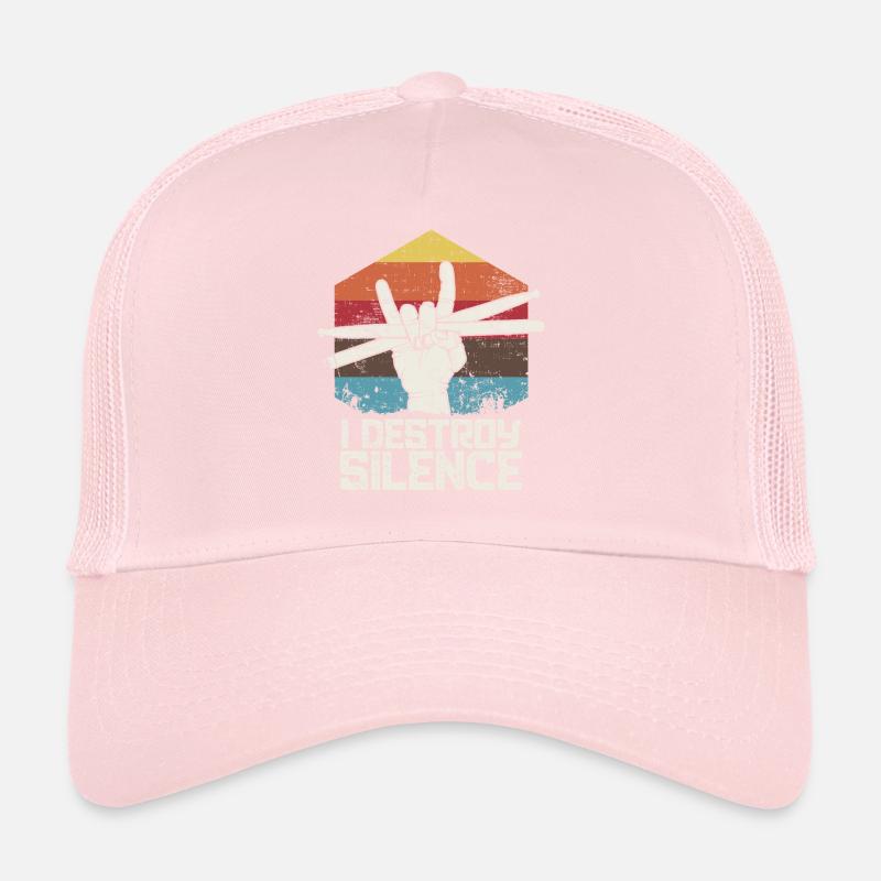 Conception drôle de batteur | Percussion cadeau musicien Casquette trucker 