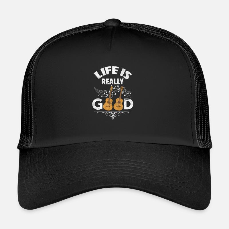 guitare - Casquette trucker  - noir/noir