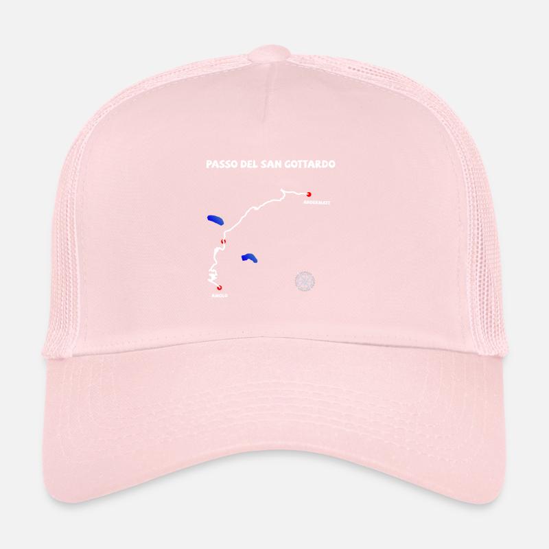 Col du Gothard Passo del San Gottardo Serpentine Casquette trucker 