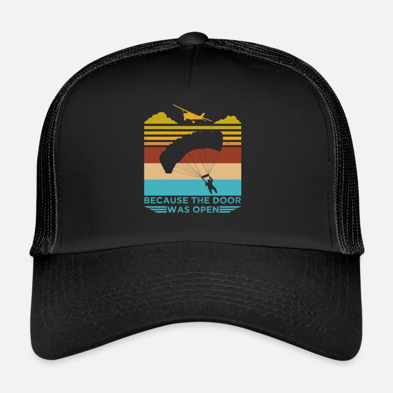 Cadeau de parachutiste parachutisme Casquette trucker 