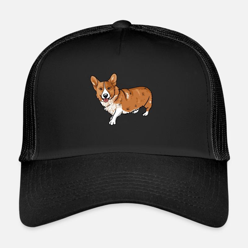 Corgi - Casquette trucker  - noir/noir