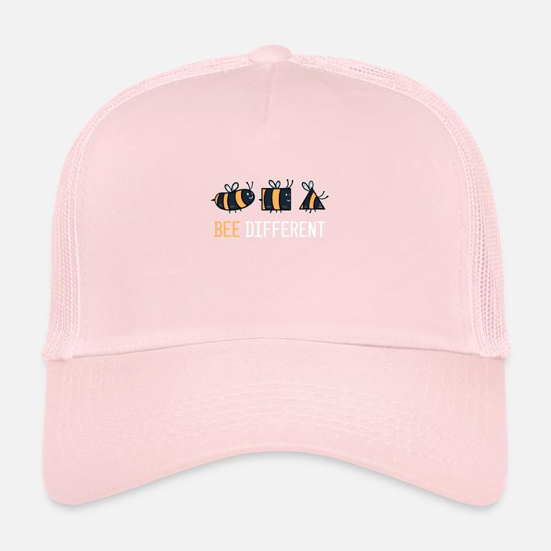 Bee Different Beekeeper Wasp Bee Beehive Awareness Trucker Cap