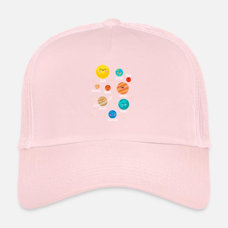 Planètes d'astronomie Casquette trucker 