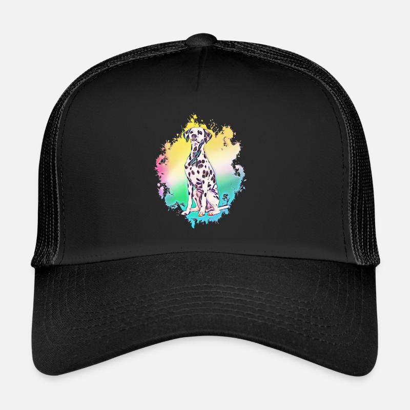 dalmatien - Casquette trucker  - noir/noir