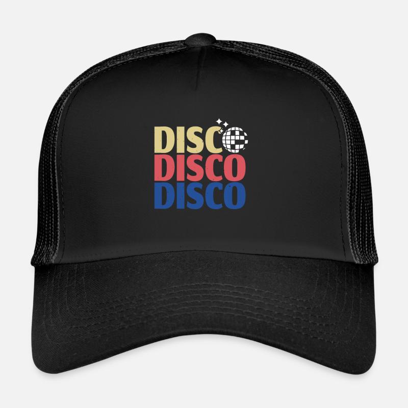 Disco - Casquette trucker  - noir/noir