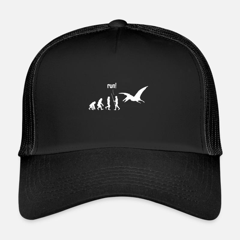 Dinosaurier Evolution Geschenk für Dinos Freunde Trucker Cap