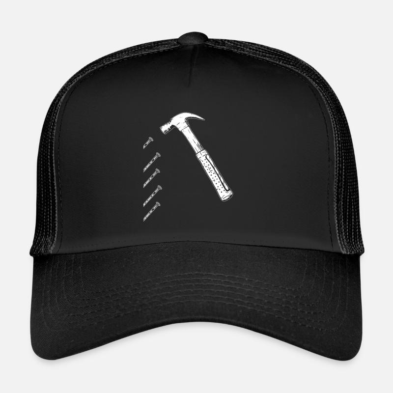Marteau et clous Casquette trucker 