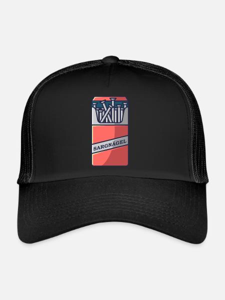Sargnägel - Trucker Cap - Schwarz/Schwarz