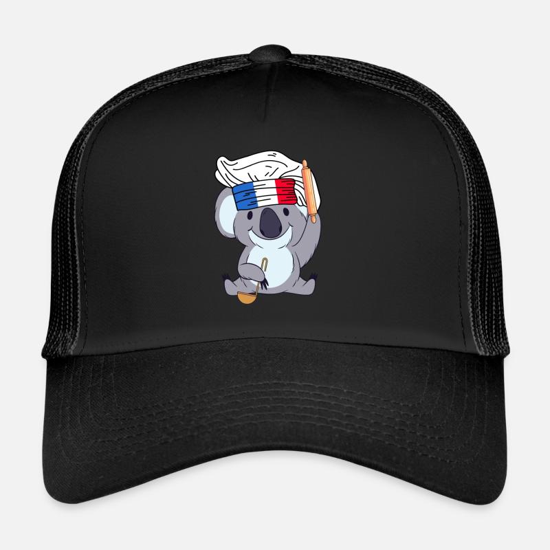Frankreich Koch Koala Bäcker Paris Cuisine Chef Trucker Cap