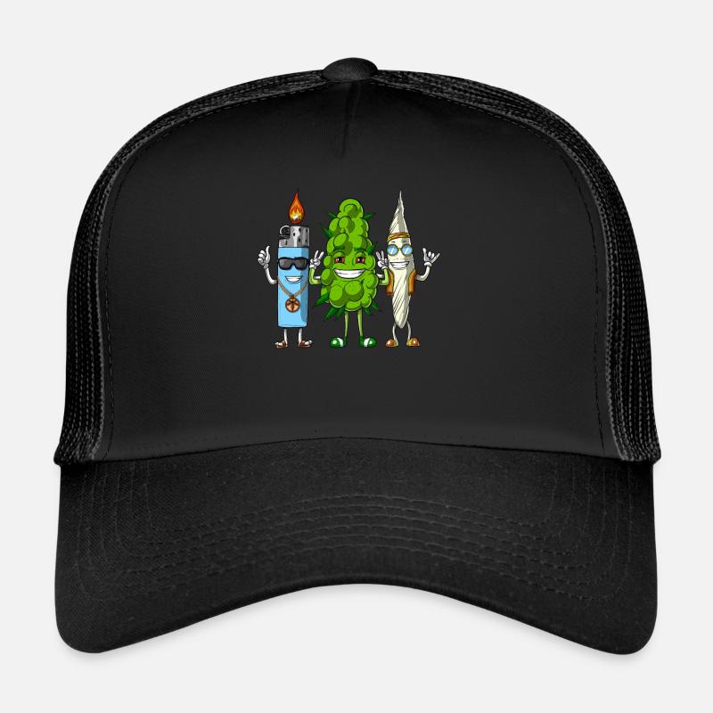 Joint de briquet Weed Bud Casquette trucker 