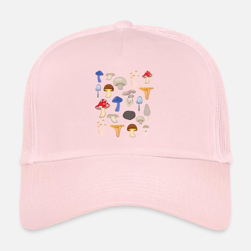 Conception d'espèces de champignons pour un cueilleur de champignons Casquette trucker 