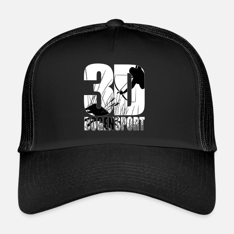 Tir à l'arc - Tir à l'arc 3D Casquette trucker 