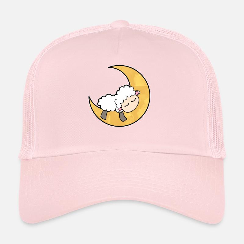 Sheep moon sleeping cute Trucker Cap
