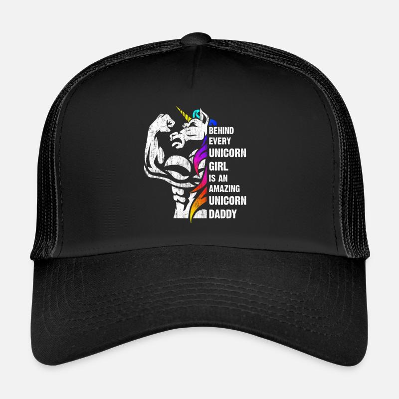 Unicorn Dad Dadacorn Dadicorn Daddycorn Trucker Cap