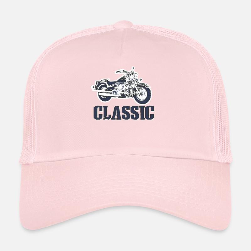 "Classic" motorcycle design Trucker Cap