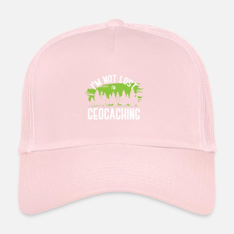 geocaching, cache, gps, geocache, geocacher, logbu Trucker Cap
