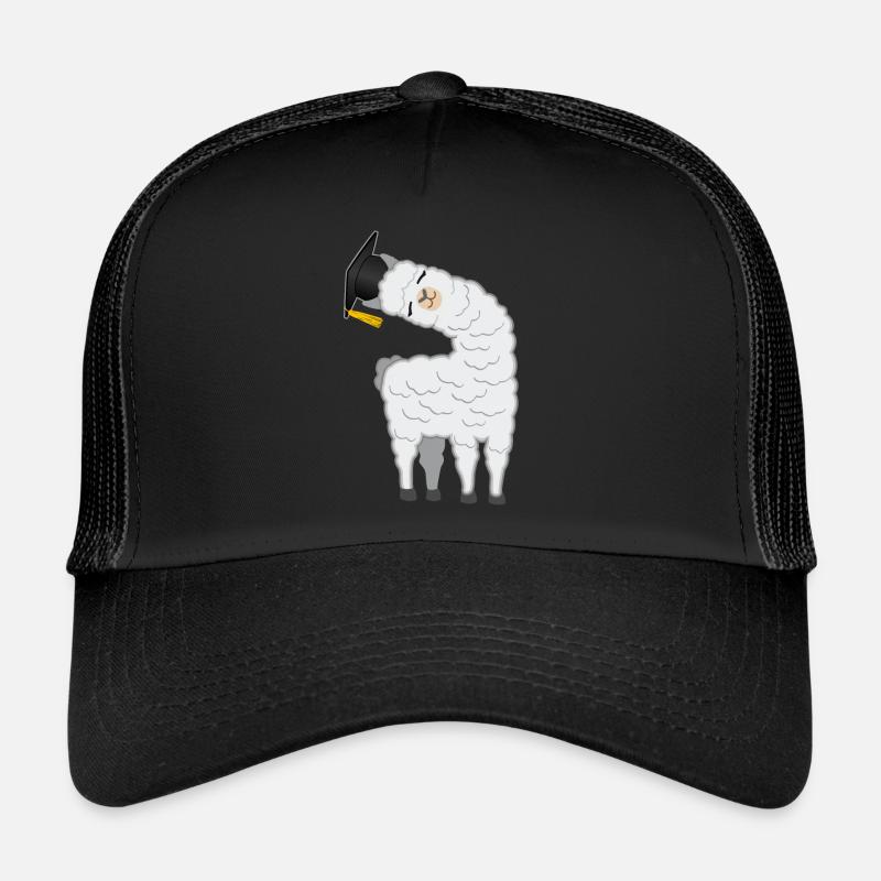 Bachelor Master Studium Abschluss Lama Alpaka Trucker Cap
