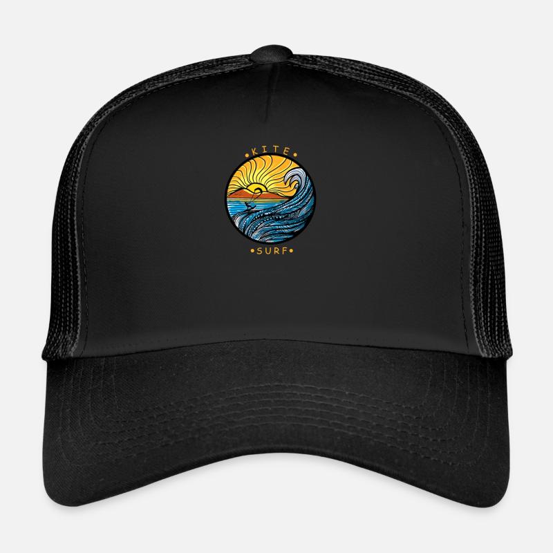Kite Kiteboarding Kitesurfer Kiteboard Geschenk Trucker Cap