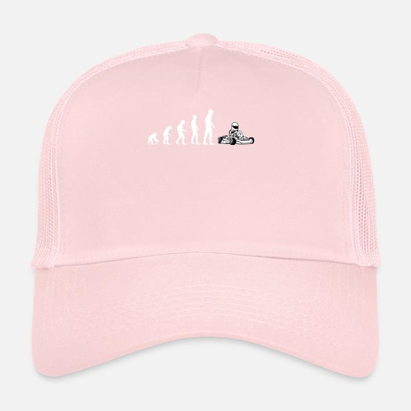 Kart Gokart Karting Funny Evolution Gift Trucker Cap