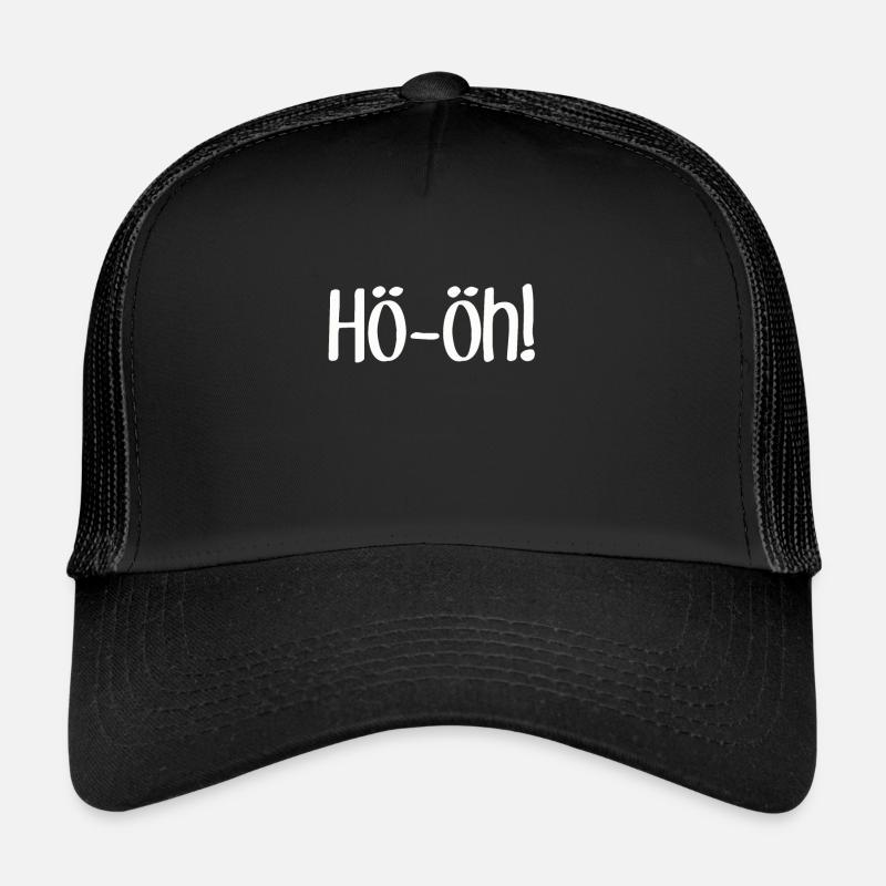 HÖ ÖH - Siegerländer Wittgensteiner Platt Siegen - Trucker Cap - Schwarz/Schwarz