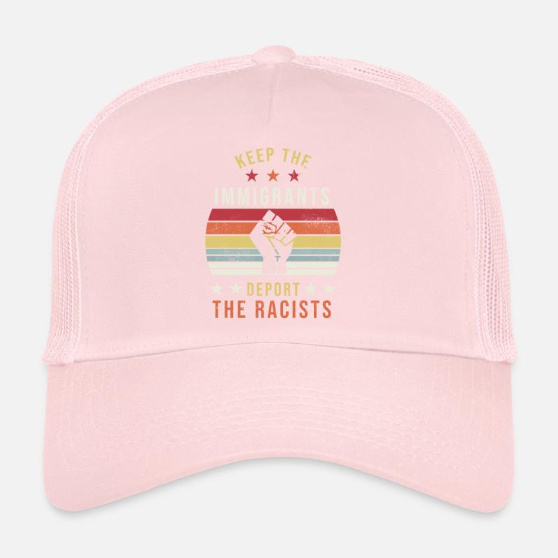 Gardez le cadeau d’égalité BLM des immigrants Casquette trucker 