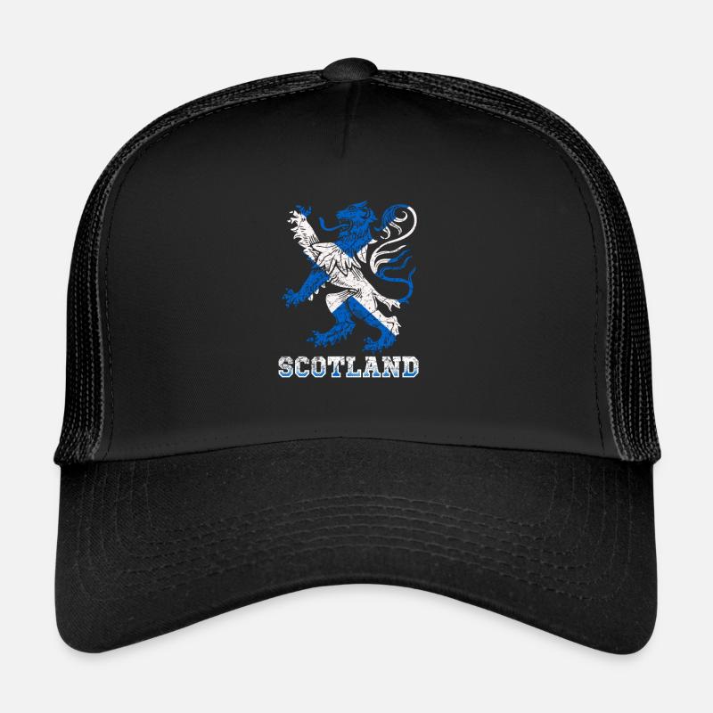 Drapeau de l'Écosse Armoiries écossaises Écossais Casquette trucker 