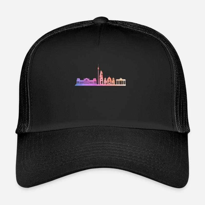 Skyline de Berlin Capitale de Berlin Casquette trucker 