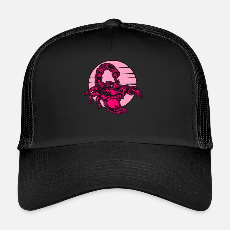 Signe du zodiaque Scorpion Scorpion Casquette trucker 