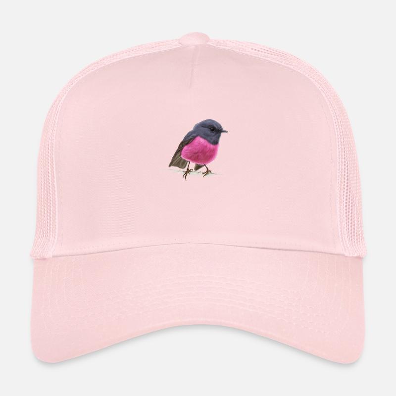 cool oiseau Pink Robin idée cadeau Casquette trucker 