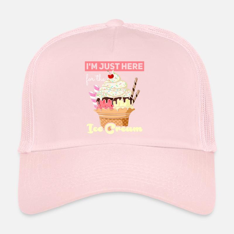 Eiscreme Eis Speiseeis Eisbecher Eistüte Trucker Cap