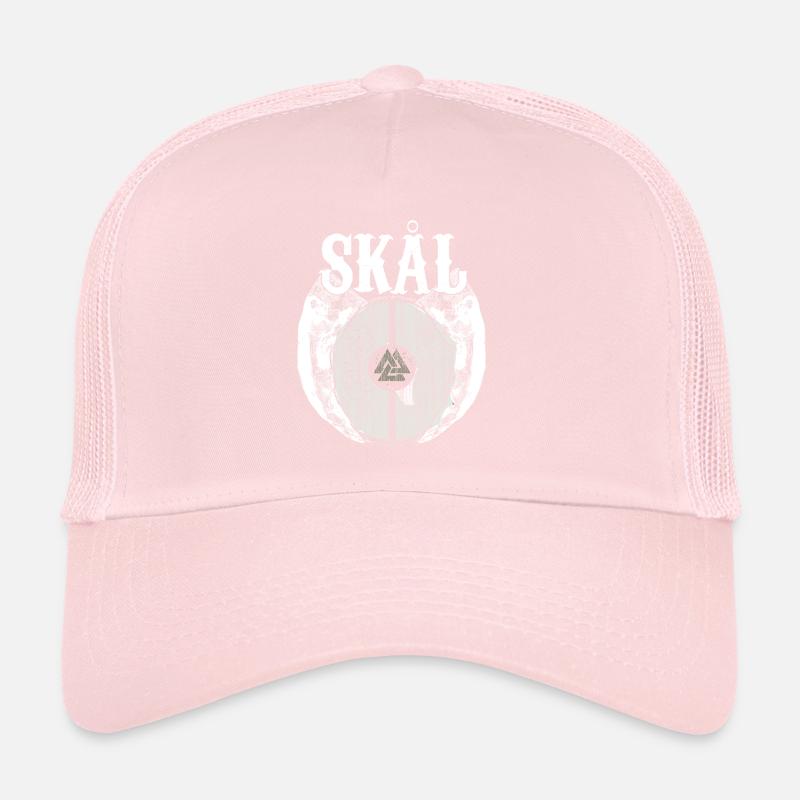 Viking Viking Valhalla Odin Thor Teutonic Wolf Trucker Cap