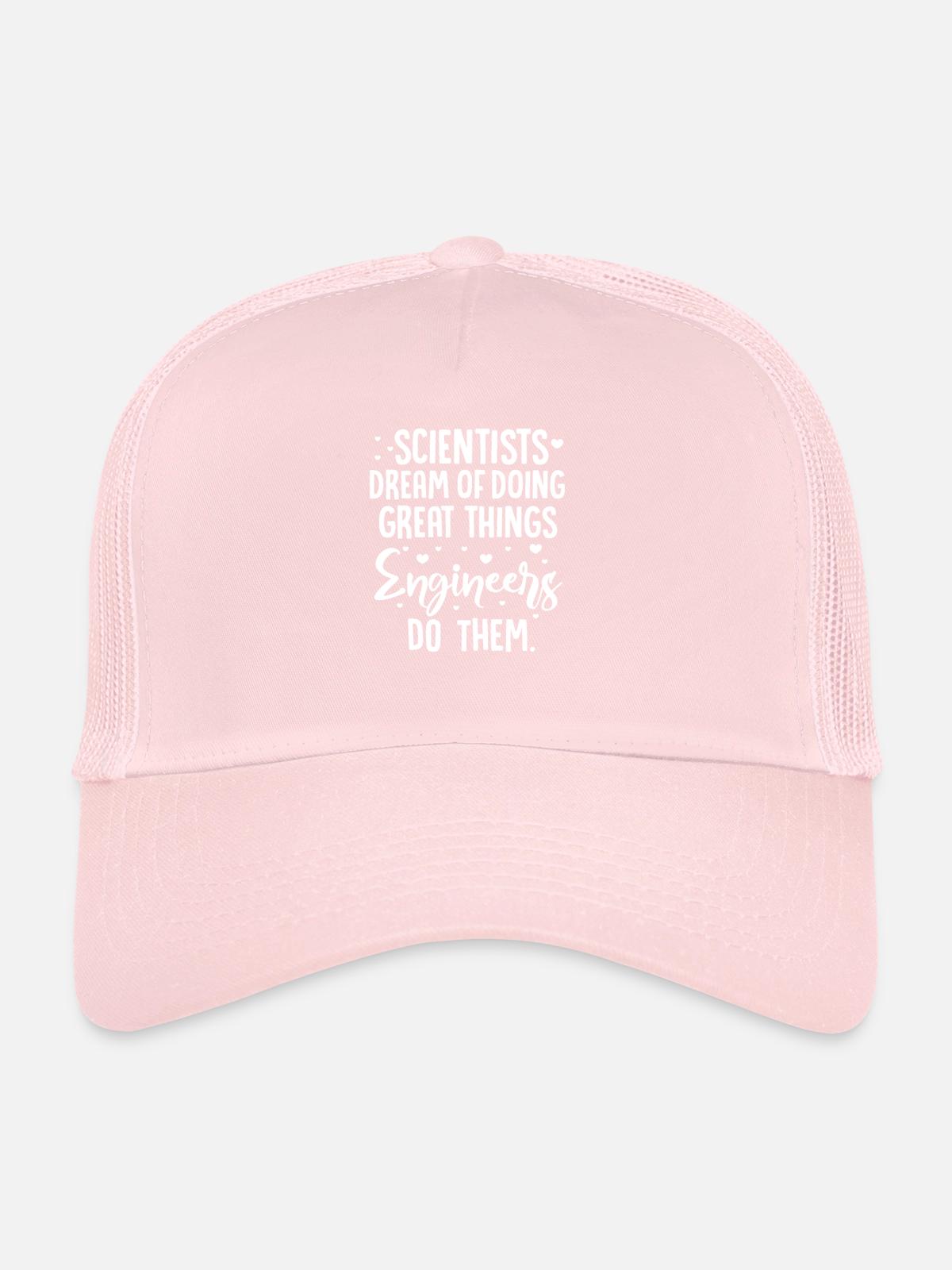 engineer - Trucker Cap - pale pink - Front