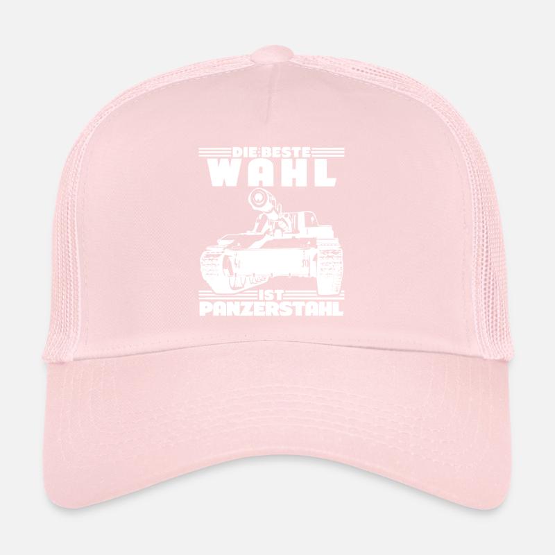 Panzer - lustiger Spruch mit Panzerstahl Trucker Cap