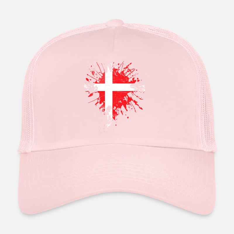 Denmark flag Trucker Cap