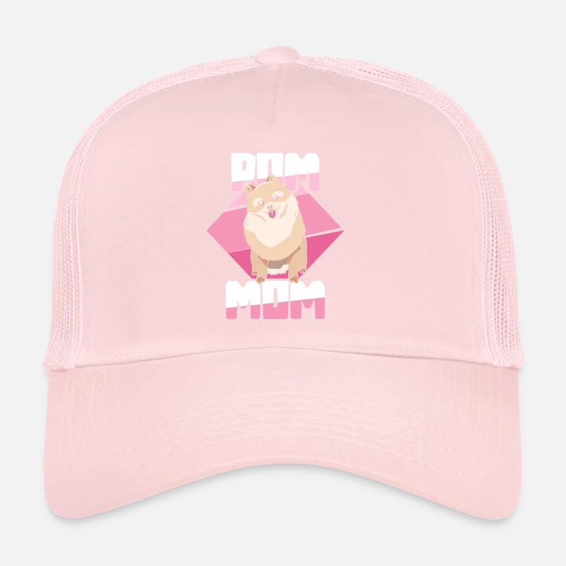 Pom Mom Pomeranian Zwergspitz Muttertag Trucker Cap