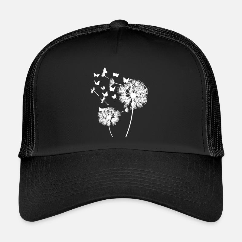 Pusteblume Schmetterling Blumenmotiv Geschenk Trucker Cap