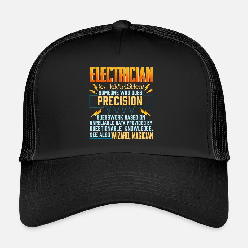 Elektroniktechnik Elektrotechniker Lineman Trucker Cap