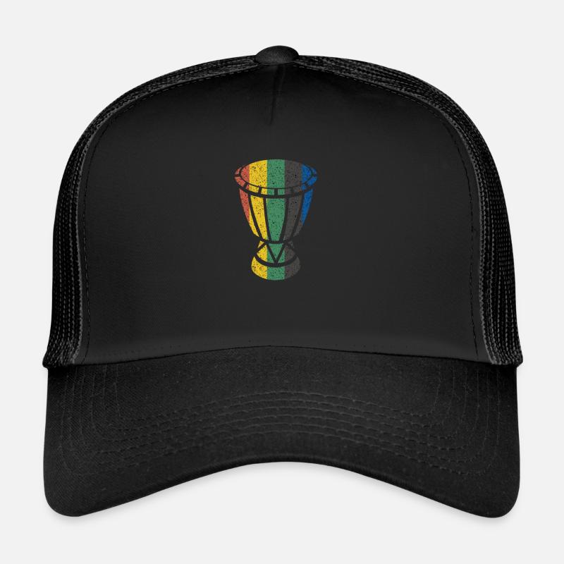 Djembe Bongos Junkies Afrikanische Drum Trommel Trucker Cap