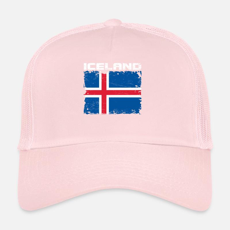 Iceland flag Trucker Cap