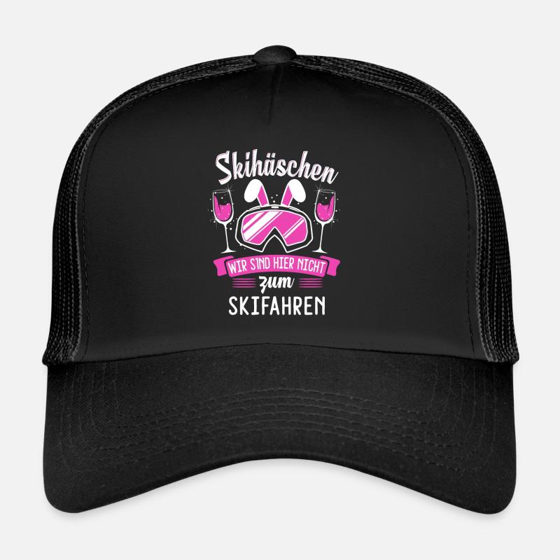 Skihäschen Skihase Apres Ski Geschenk Trucker Cap