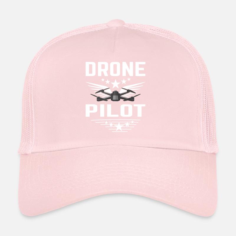Pilote de drone de drone, cadeau de quadricoptère de drone Casquette trucker 