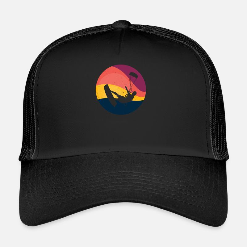 Kite Kiteboarding Kitesurfer Kiteboarding Gift Casquette trucker 