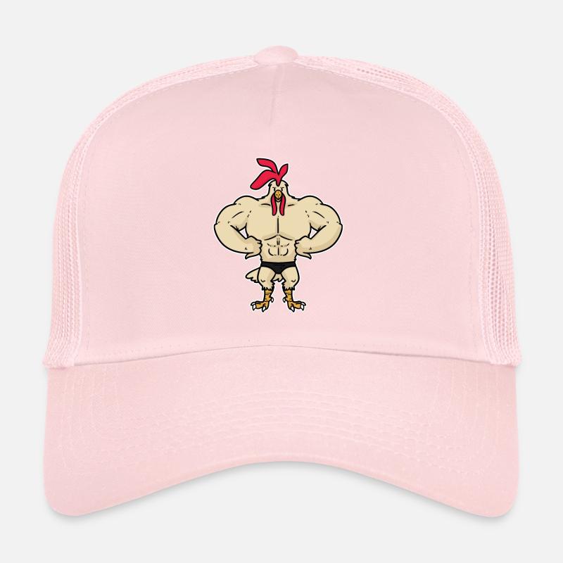 Le coq de musculation définit les muscles Casquette trucker 