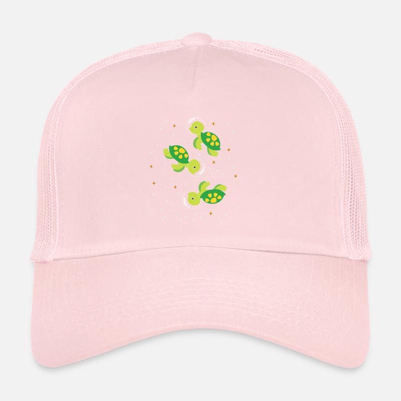 Turtle astronaut outer space Trucker Cap
