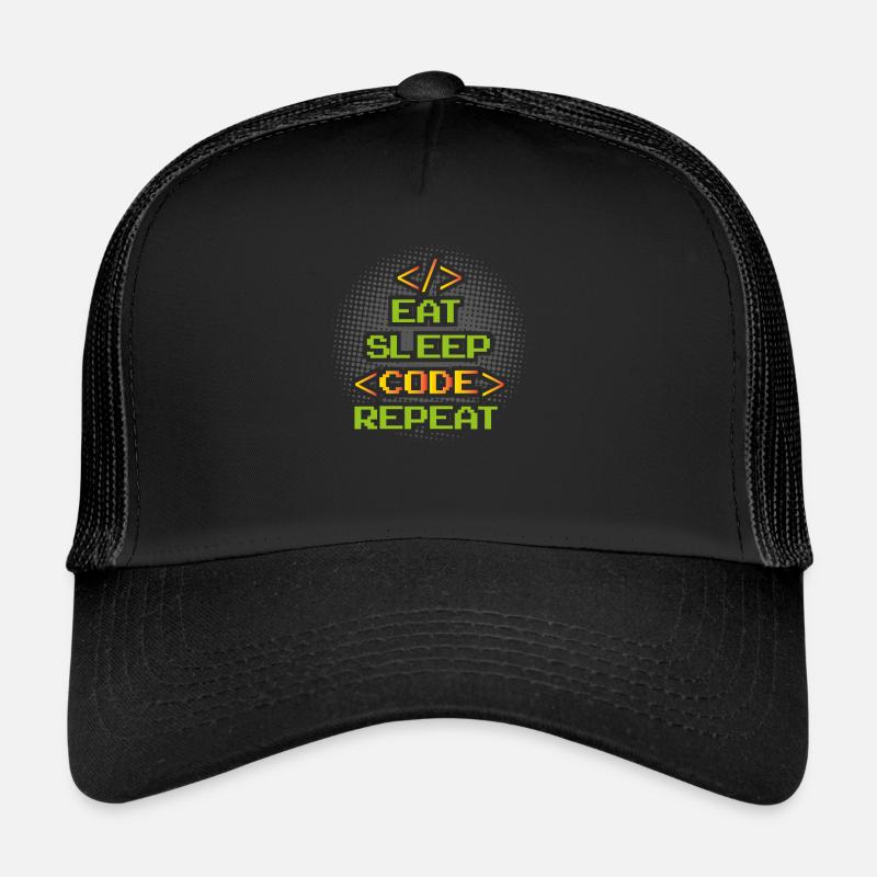 Funny Programmer Software Developer Trucker Cap