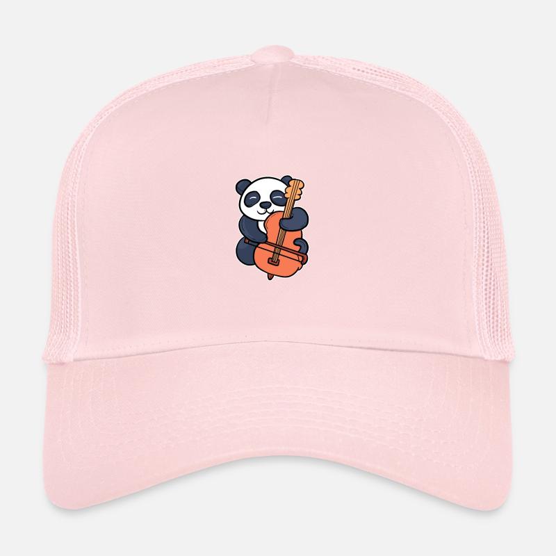 Cadeau de joueur de violoncelle Panda Casquette trucker 