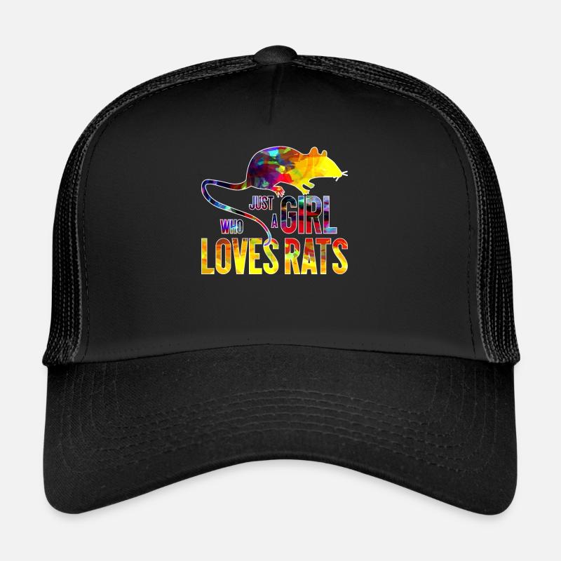 Ratten - Trucker Cap - Schwarz/Schwarz