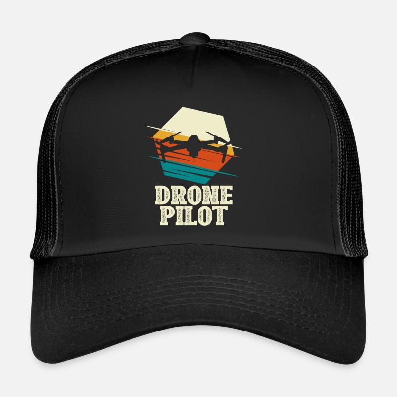 Pilote de drone - Multicopter Quadcopter Casquette trucker 