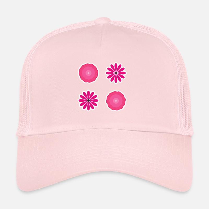 Bavoir Flower Pack Rose Casquette trucker 